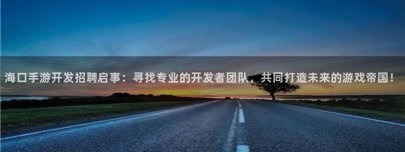 摩根娱乐官网入口网站：海口手游开发招聘启事：寻找专业的开发者